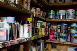 How to dispose of paints and chemicals