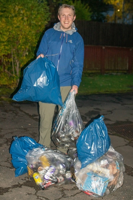 Michael Litter Pick Litter Pick Charity Diaries