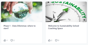 Sustainability Solved private coaching space