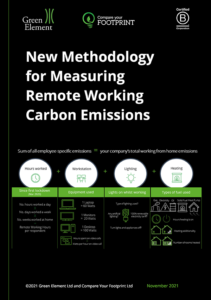 Working from home emissions research paper - front cover